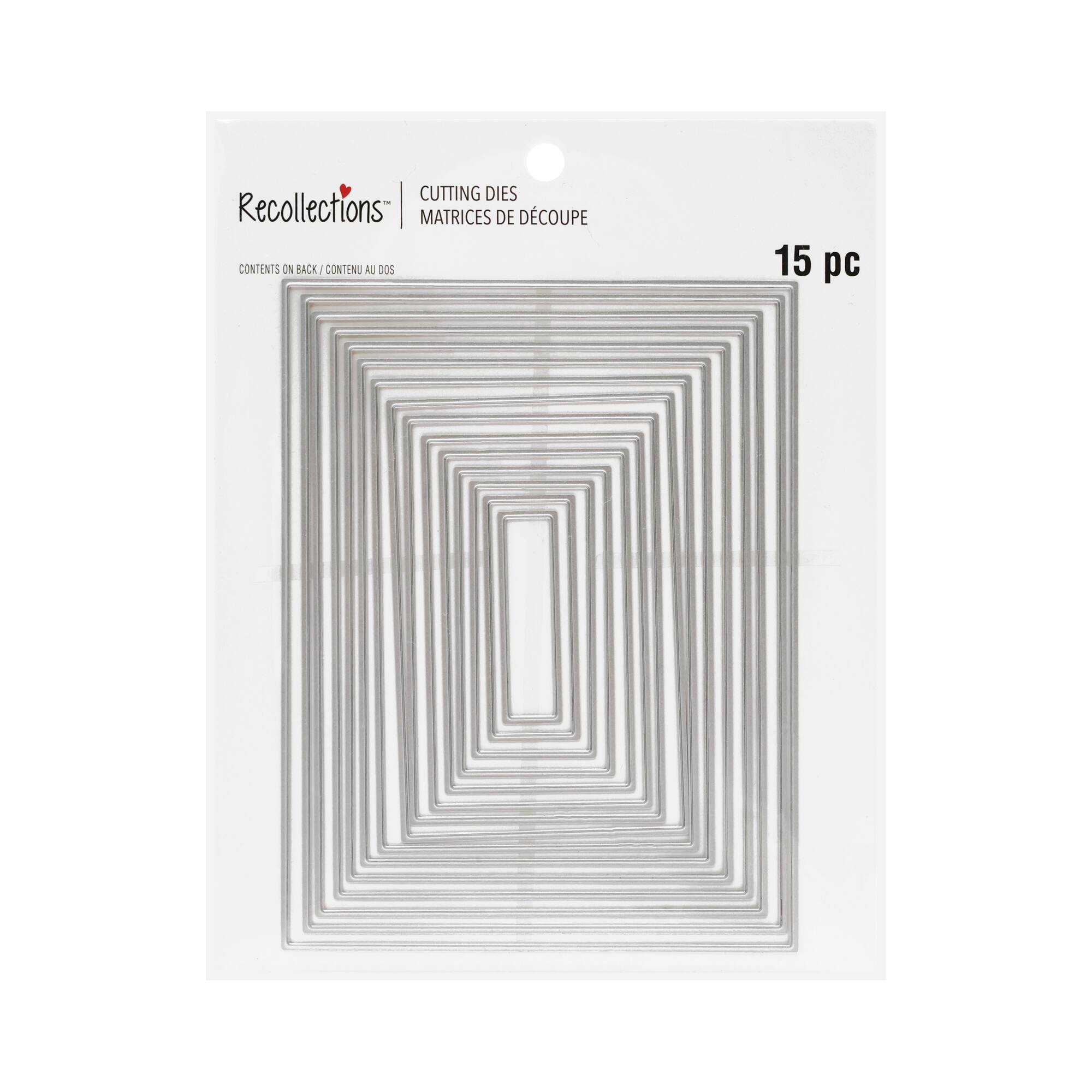 6 Pack: Rectangle Cutting Die Set by Recollections™